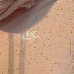 Nike Light pink cowl neck hoodie